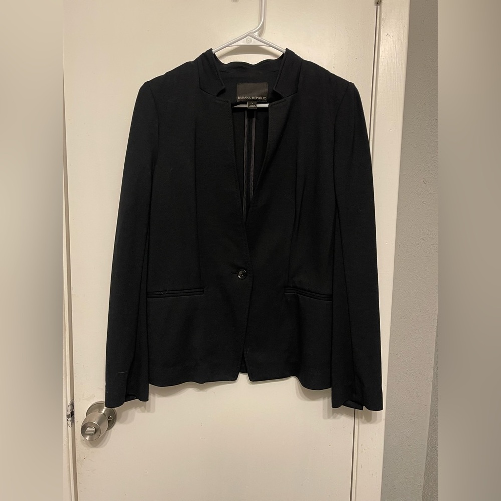 Banana Republic Women's Elegant Black Suit Jacket